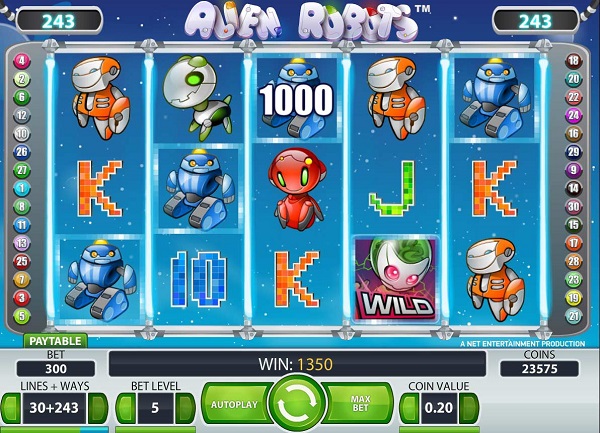Alien Robots игровые автоматы бесплатно