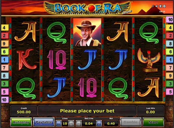 мобильные игровые автоматы Book of Ra Deluxe