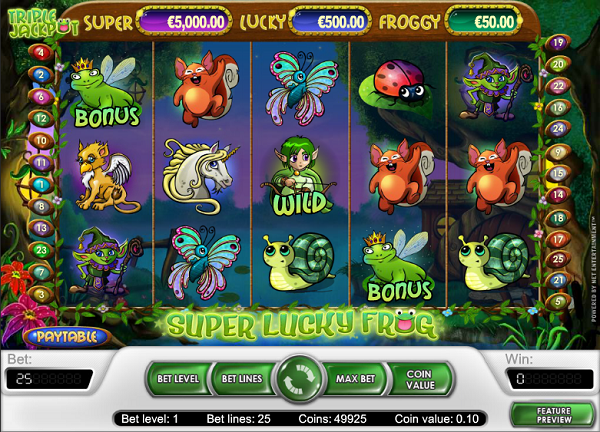 Игровой автомат Super Lucky Frog
