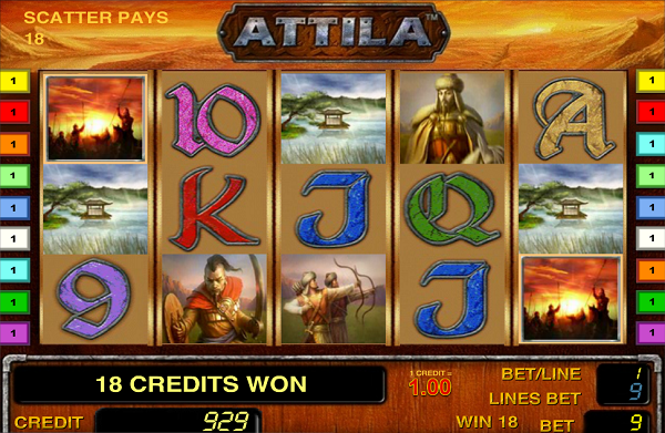 attila игровой автомат
