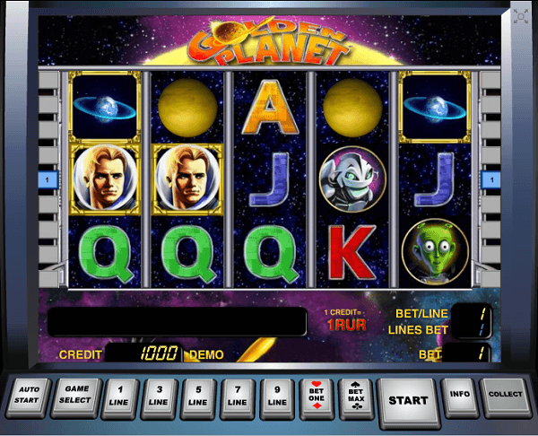 Игровой автомат Golden Planet